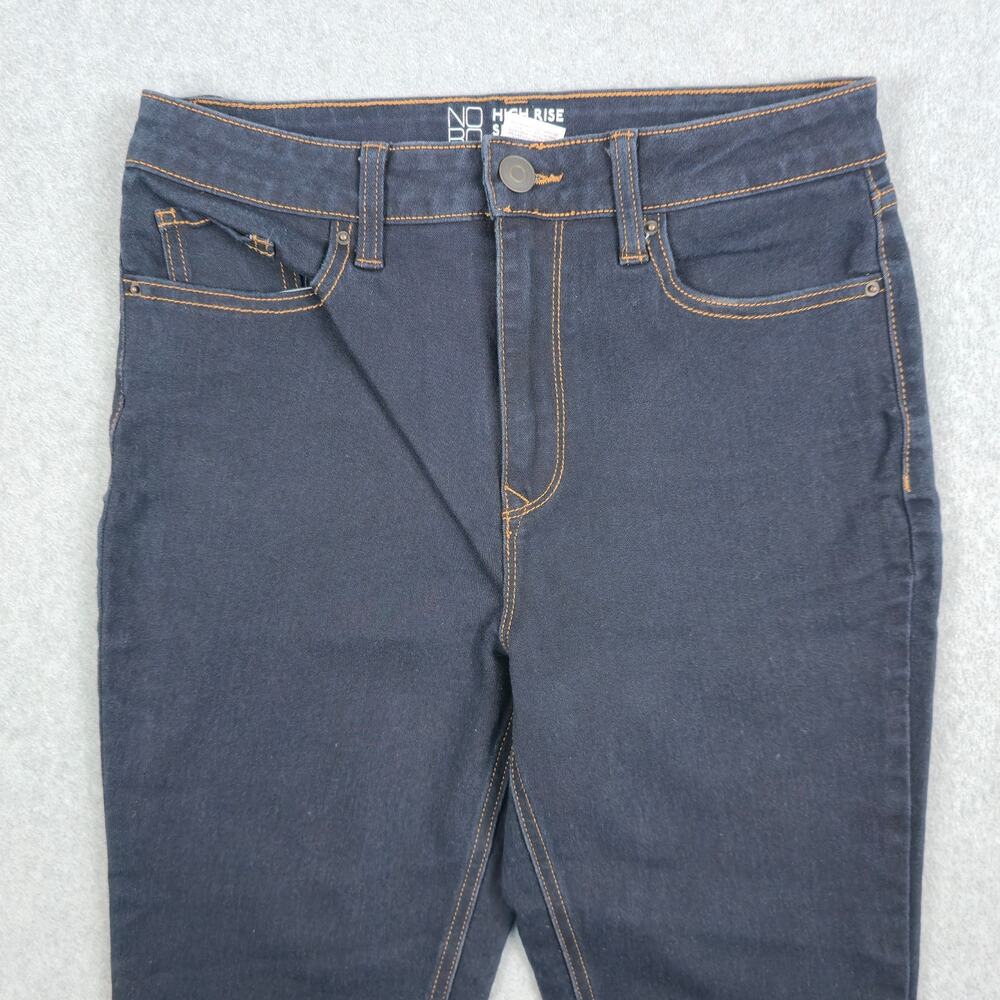 No Boundaries Size 9 Dark Wash High Rise Skinny Jeans 28x27 - Picture 4 of 16